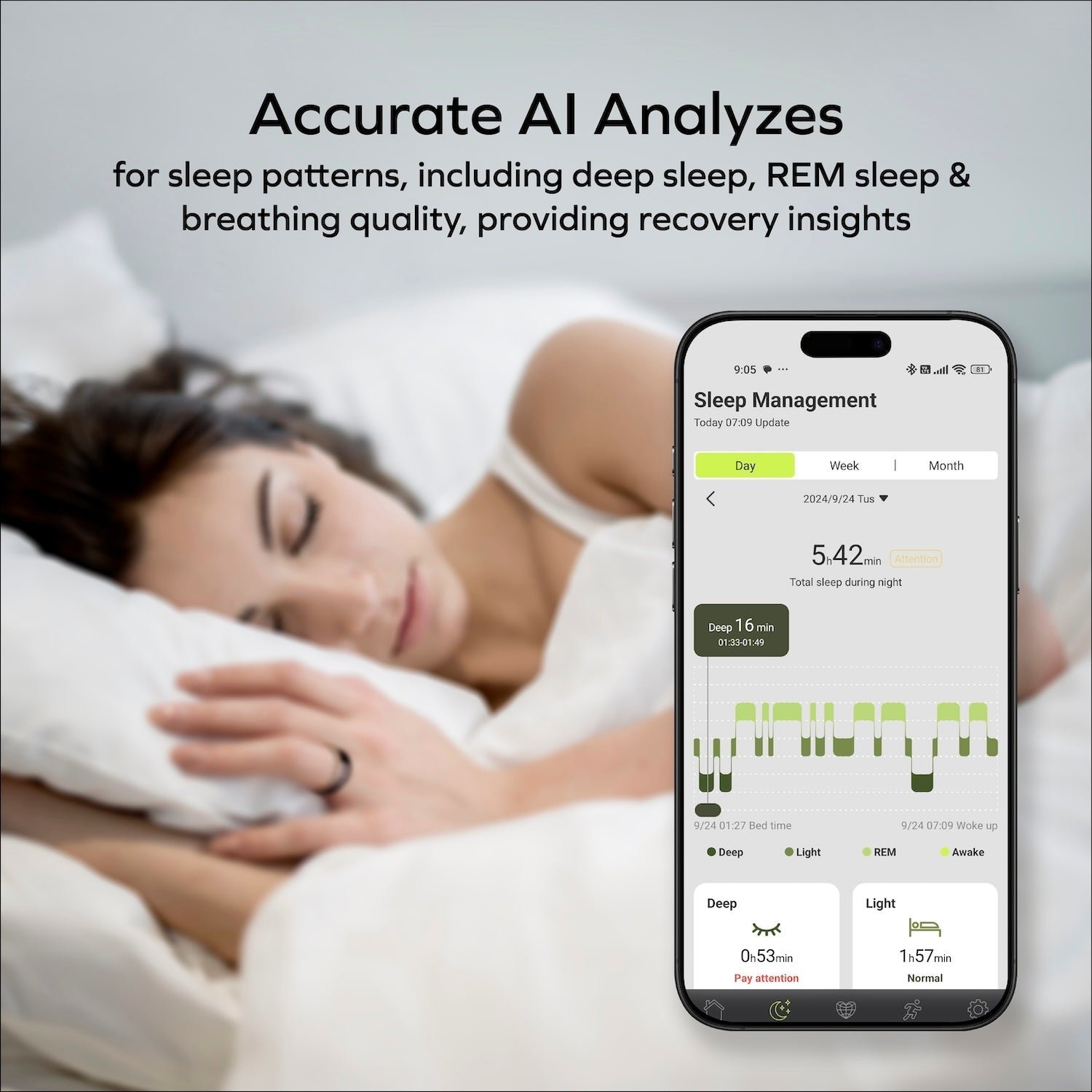 1-Sense Active Multi-Functional Health Tracking Smart Ring - Image 6