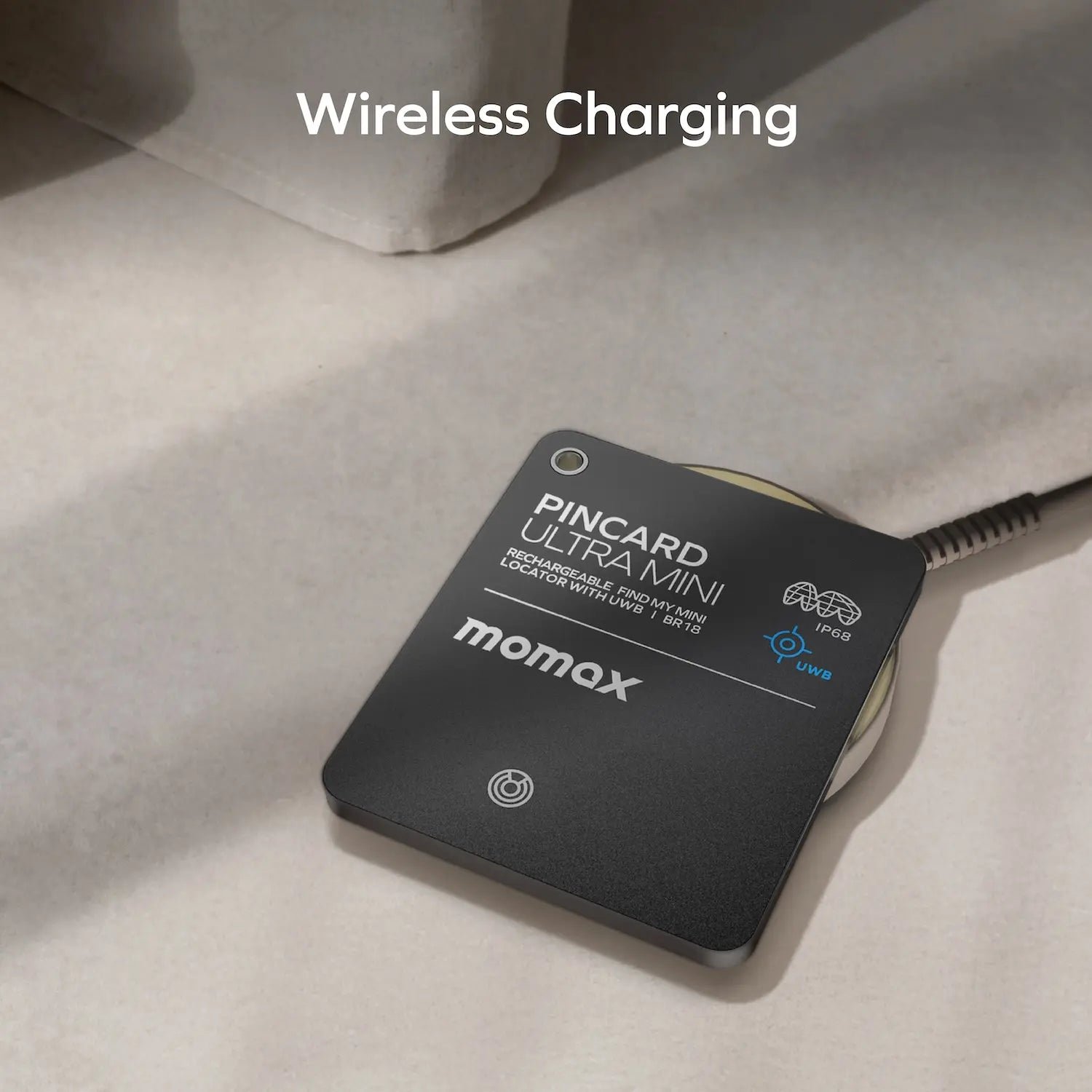 PinCard Ultra Mini Rechargeable Find My Mini Locator with UWB - Image 8