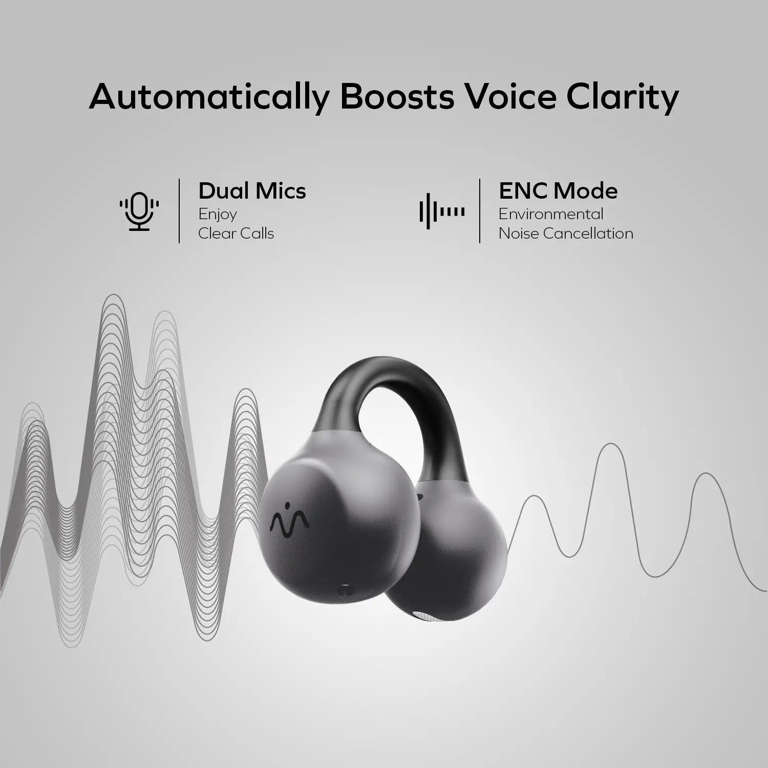 1-Vibe Clip M.IN.D AI ENC Clip-On Earbuds - Image 9
