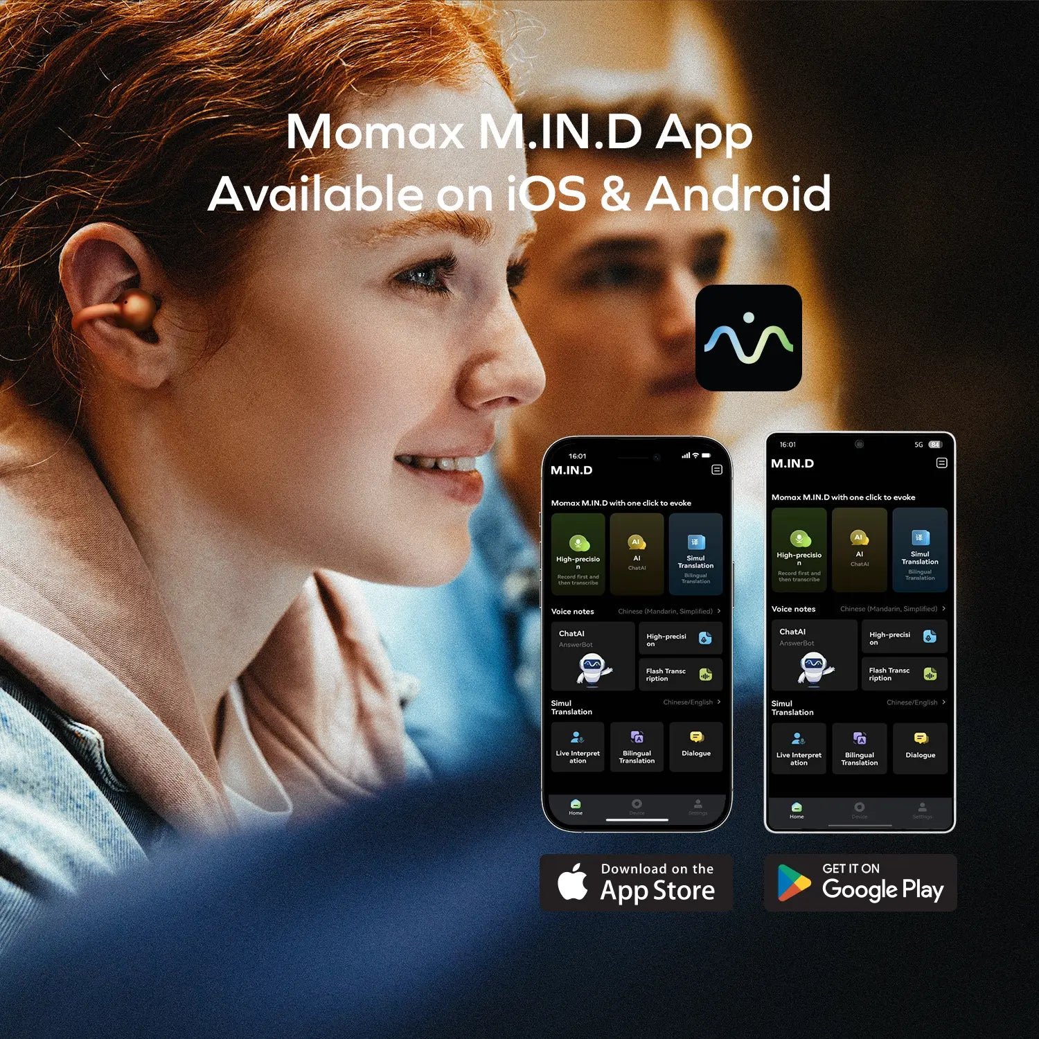 1-Vibe Clip M.IN.D AI ENC Clip-On Earbuds - Image 12