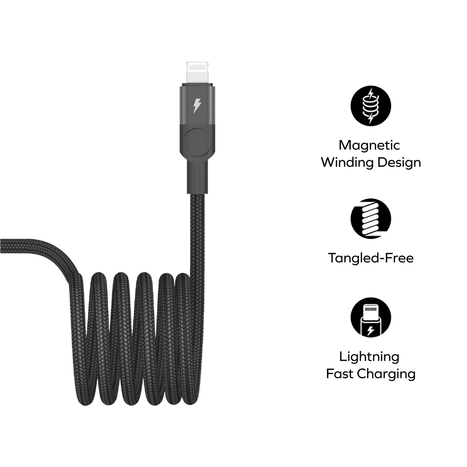 Mag.Link Magnetic USB-C to Lightning Cable 60W Up to 2m - Image 3