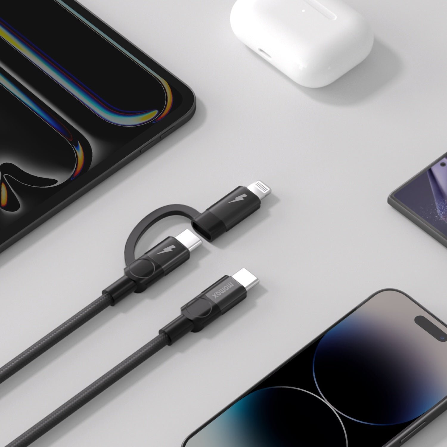Mag.Link Duo Magnetic USB-C to USB-C & Lightning Cable 60W Up to 2m - Image 16