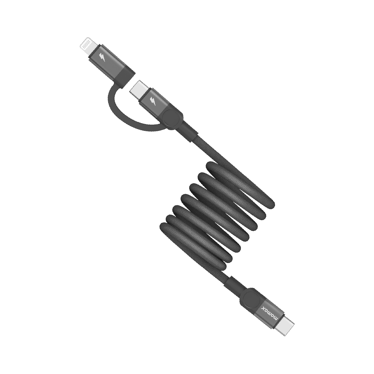 Mag.Link Duo Magnetic USB-C to USB-C & Lightning Cable 60W Up to 2m - Image 4