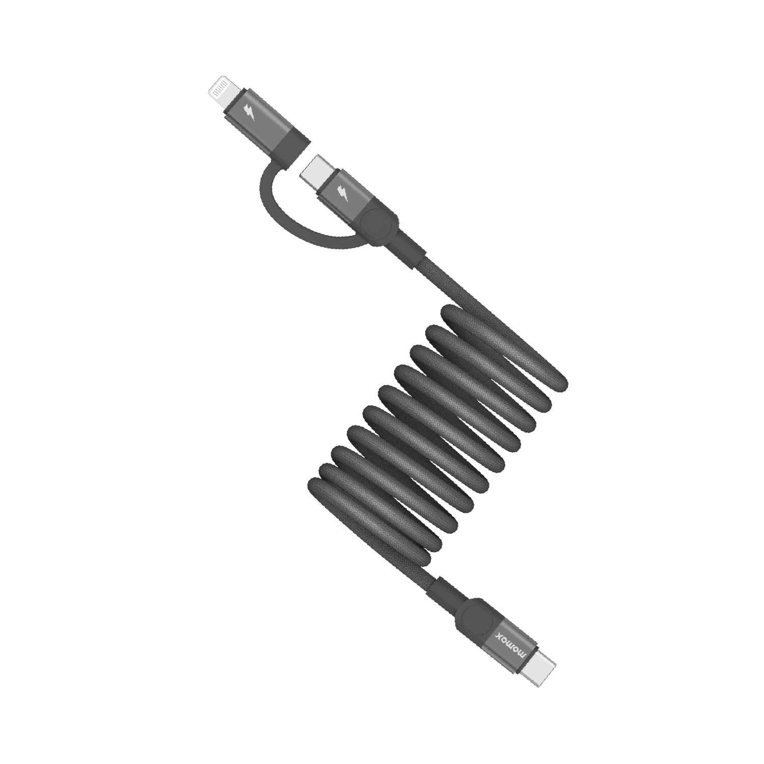 Mag.Link Duo Magnetic USB-C to USB-C & Lightning Cable 60W Up to 2m - Image 5