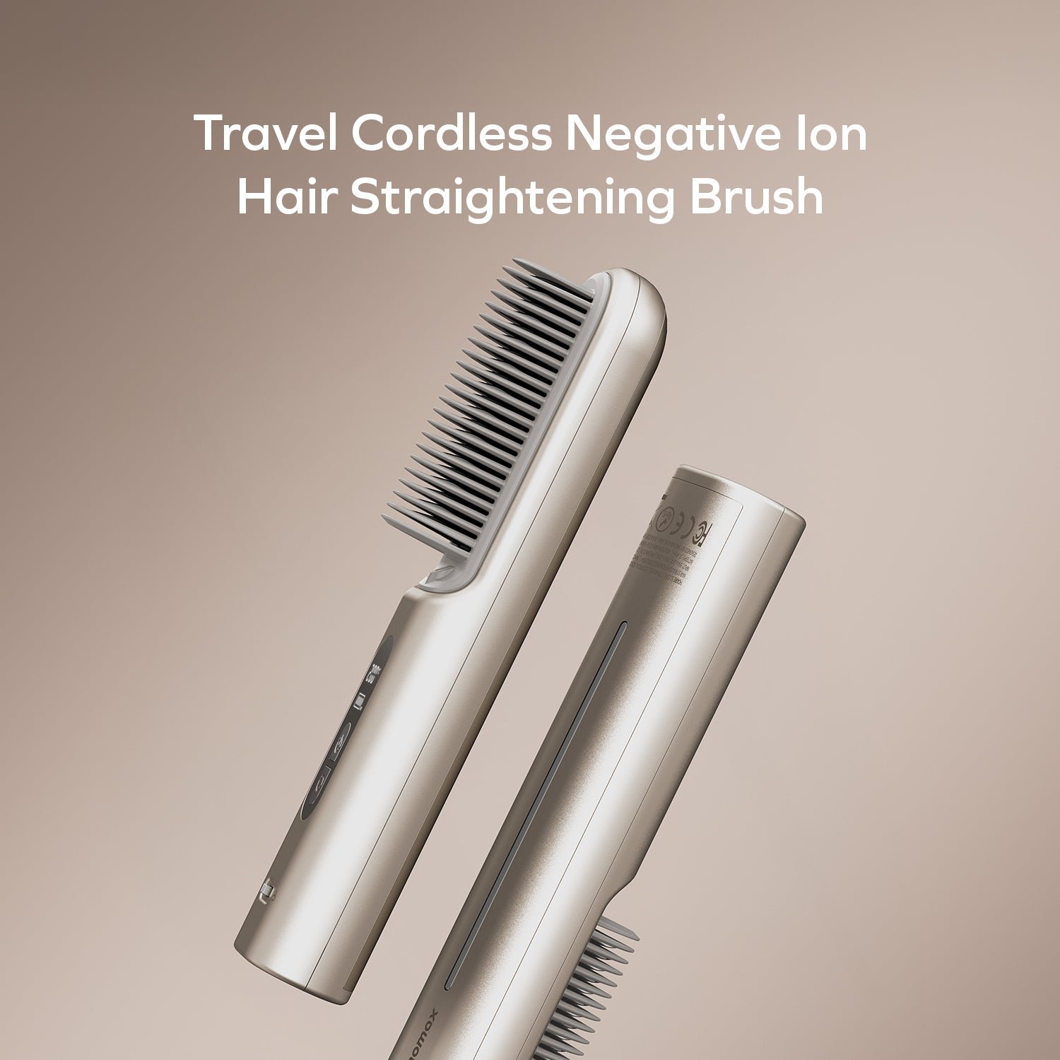 1-Care Sleek Travel Cordless Negative Ion Hair Straightening Brush - Image 7