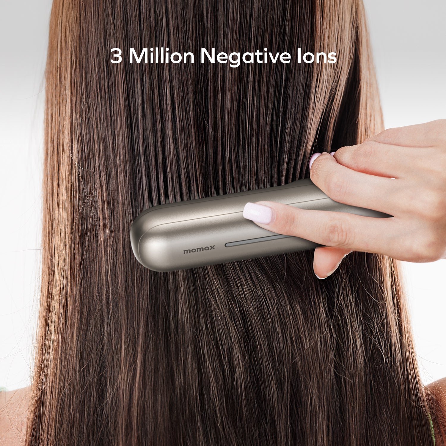 1-Care Sleek Travel Cordless Negative Ion Hair Straightening Brush - Image 5