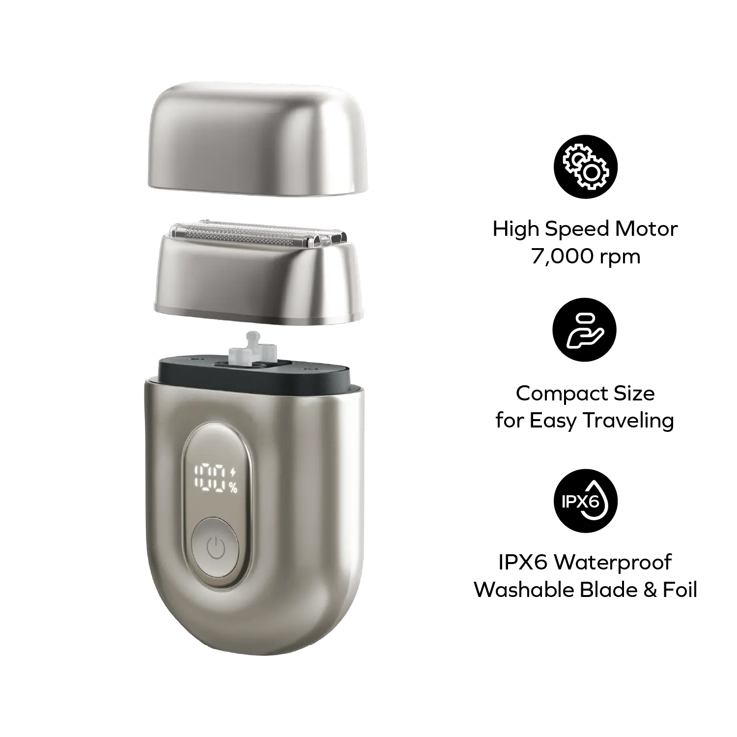 1-Care Raze
Rechargeable Pocket Aqua Shaver - Image 3