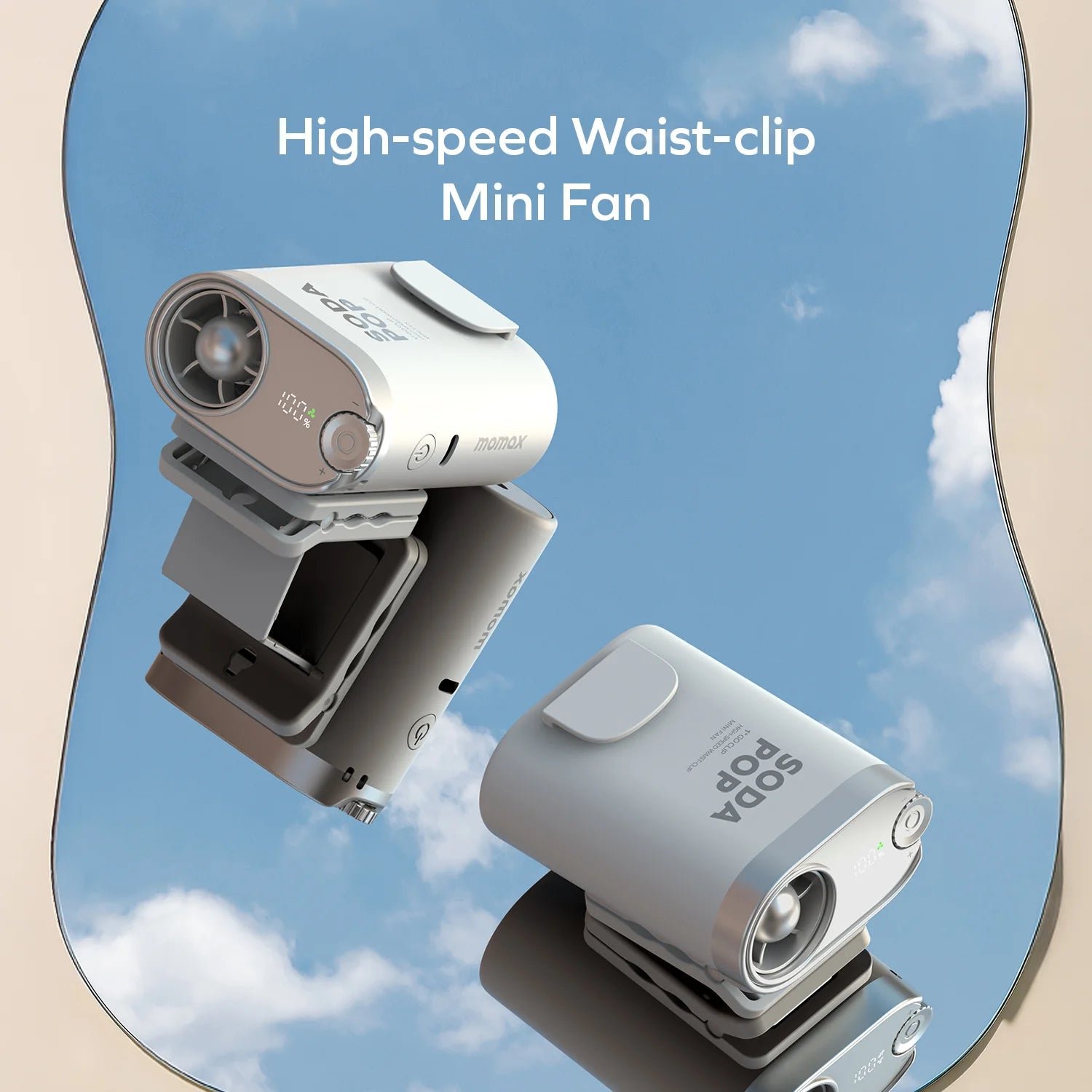 1° Go Clip High-Speed Waist-Clip Mini Fan - Image 9