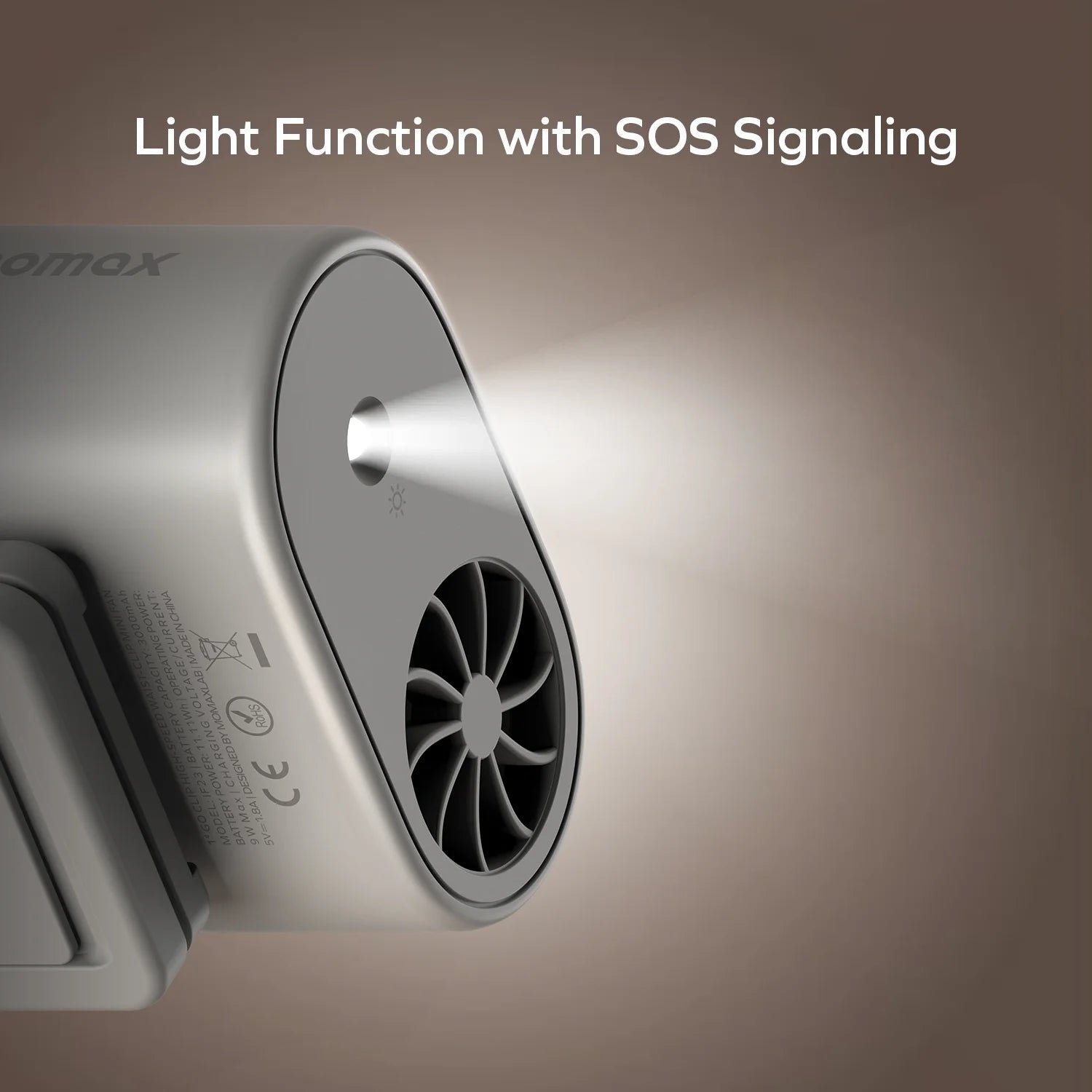 1° Go Clip High-Speed Waist-Clip Mini Fan - Image 6