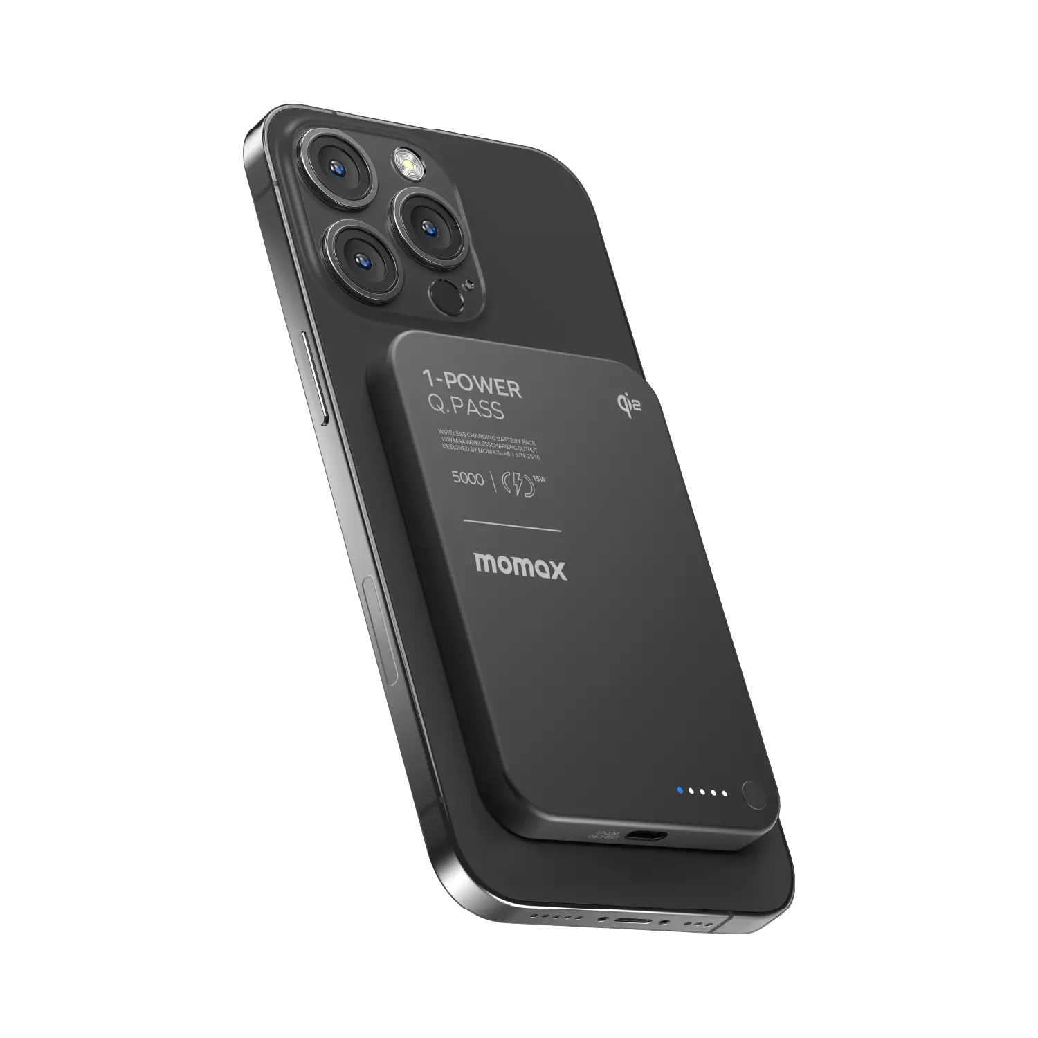 1-Power Q.Pass Qi2 Magnetic Wireless Power Bank 5000mAh - Image 17