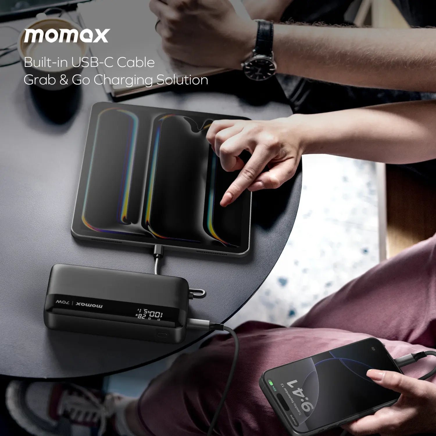 1-Power Ultra+ Power Bank 70W 20000mAh - Image 5