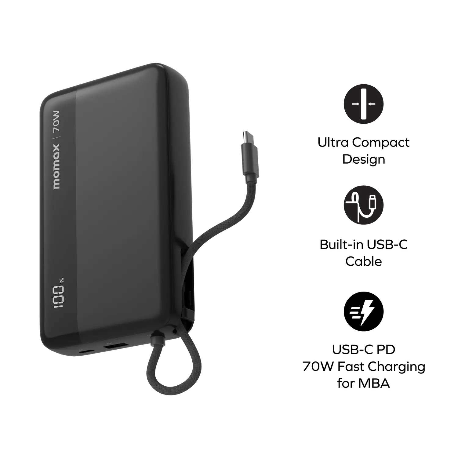 1-Power Ultra+ Power Bank 70W 20000mAh - Image 3