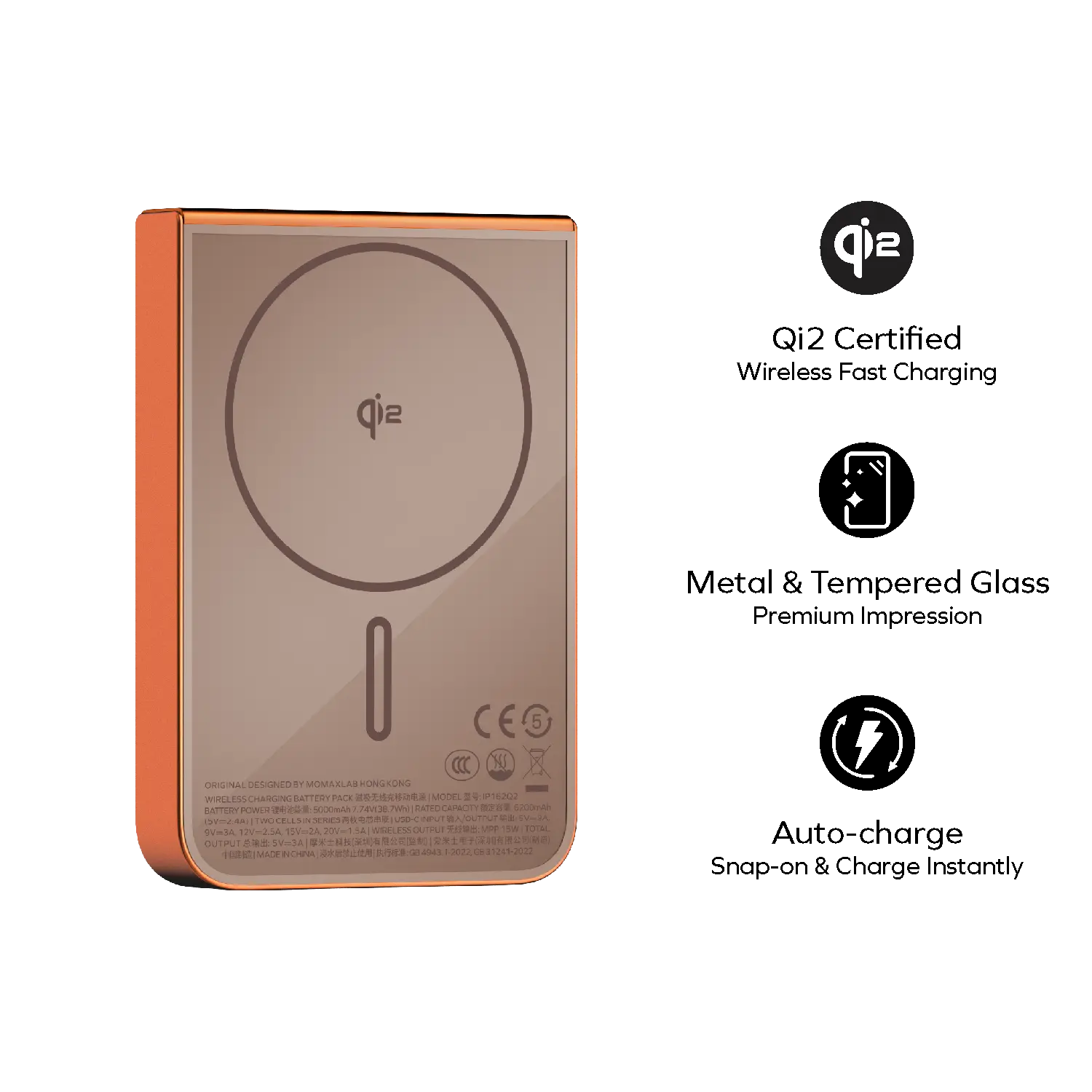 1-Power S.Pass 10000mAh Qi2 Magnetic Wireless Battery Pack - Image 5