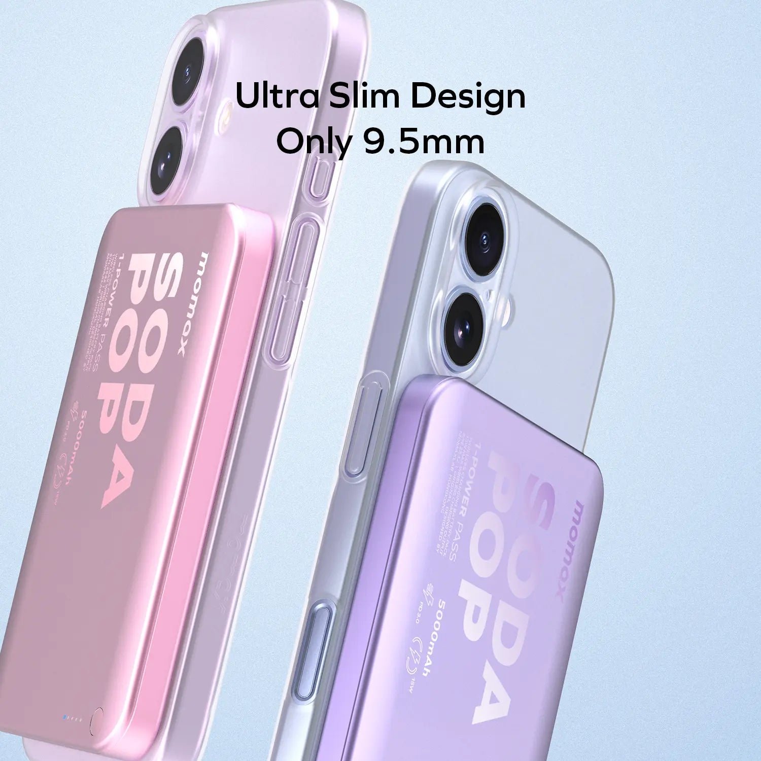 1-Power Pass 5000mAh Magnetic Wireless Charging Battery Pack - Image 10