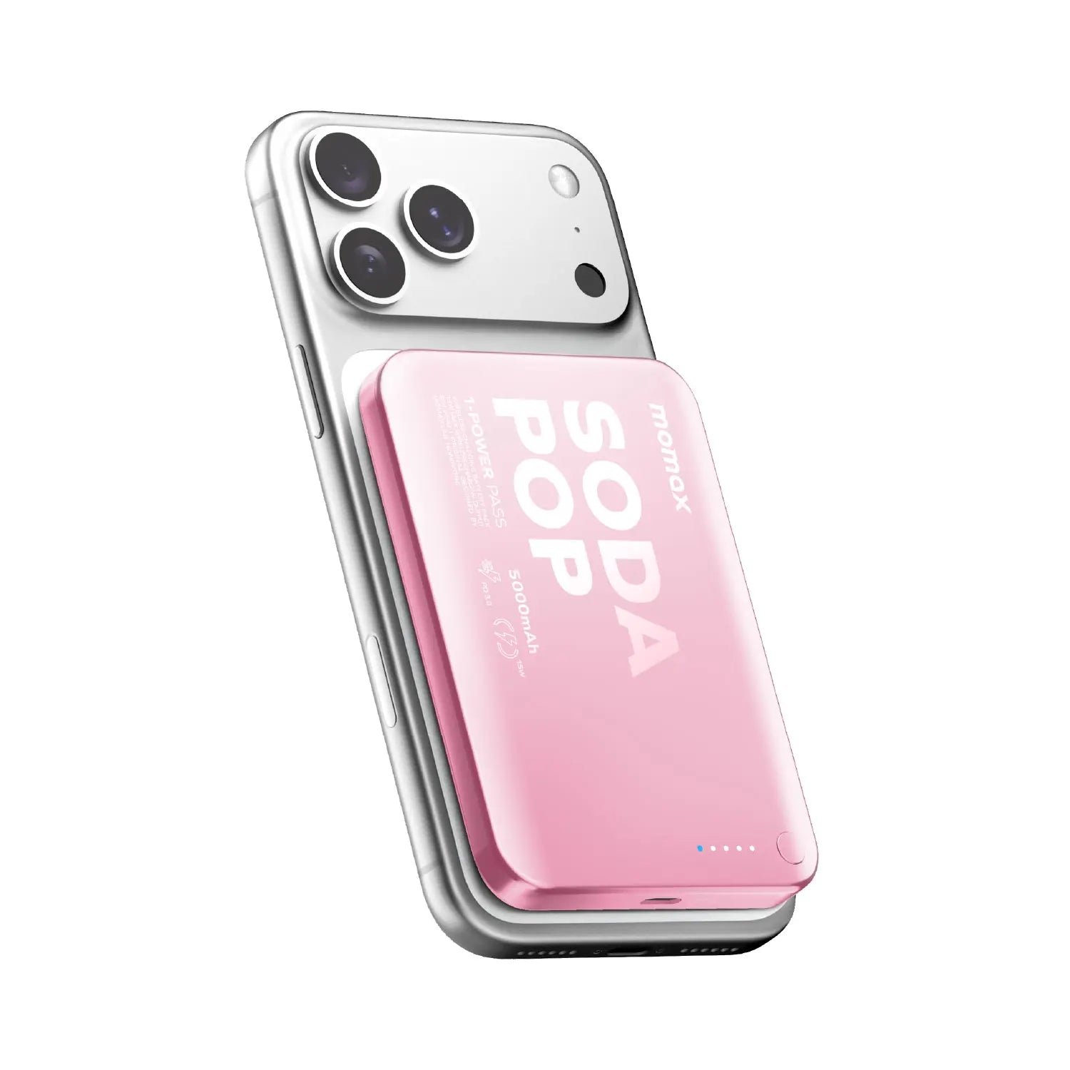 1-Power Pass 5000mAh Magnetic Wireless Charging Battery Pack - Image 17