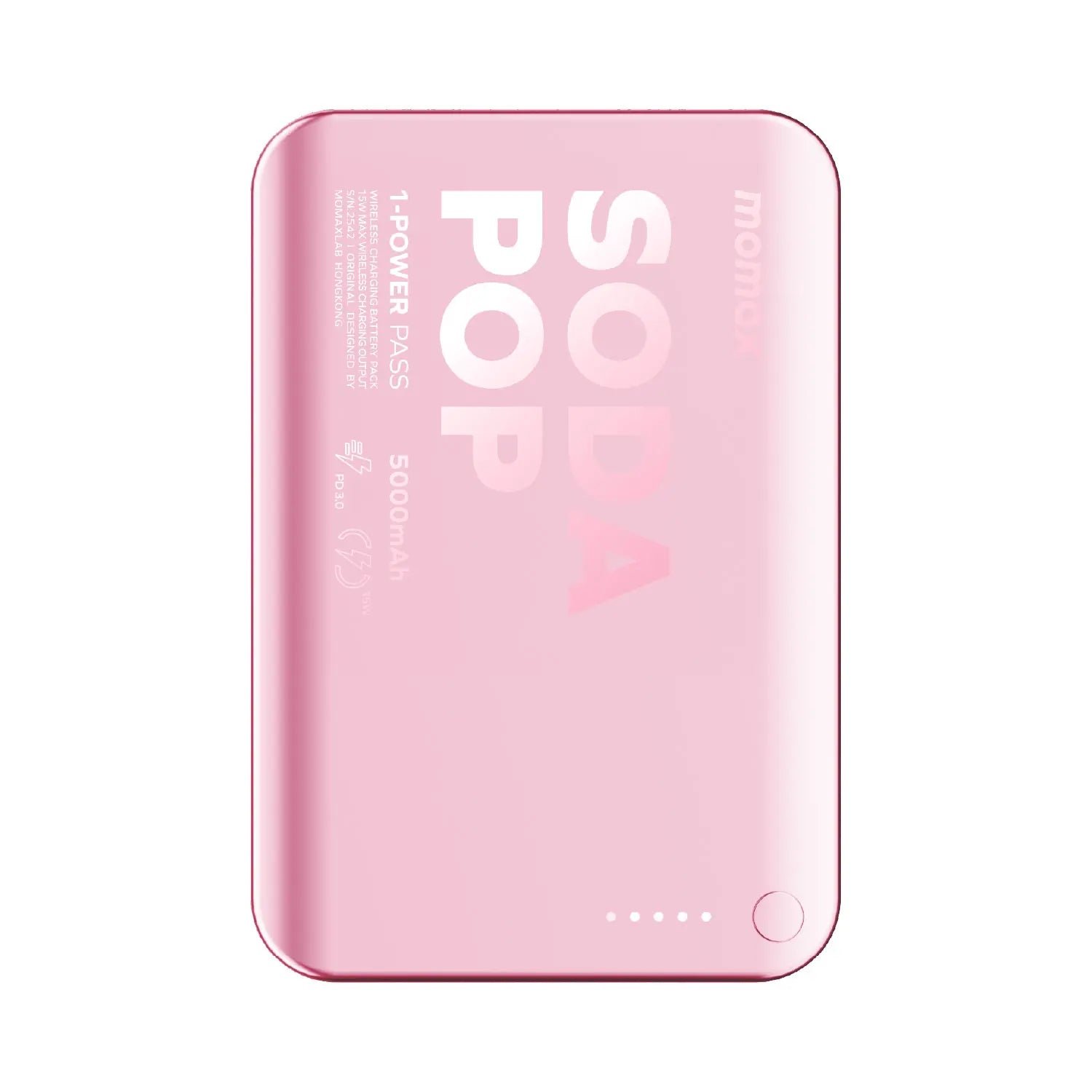 1-Power Pass 5000mAh Magnetic Wireless Charging Battery Pack - Image 14