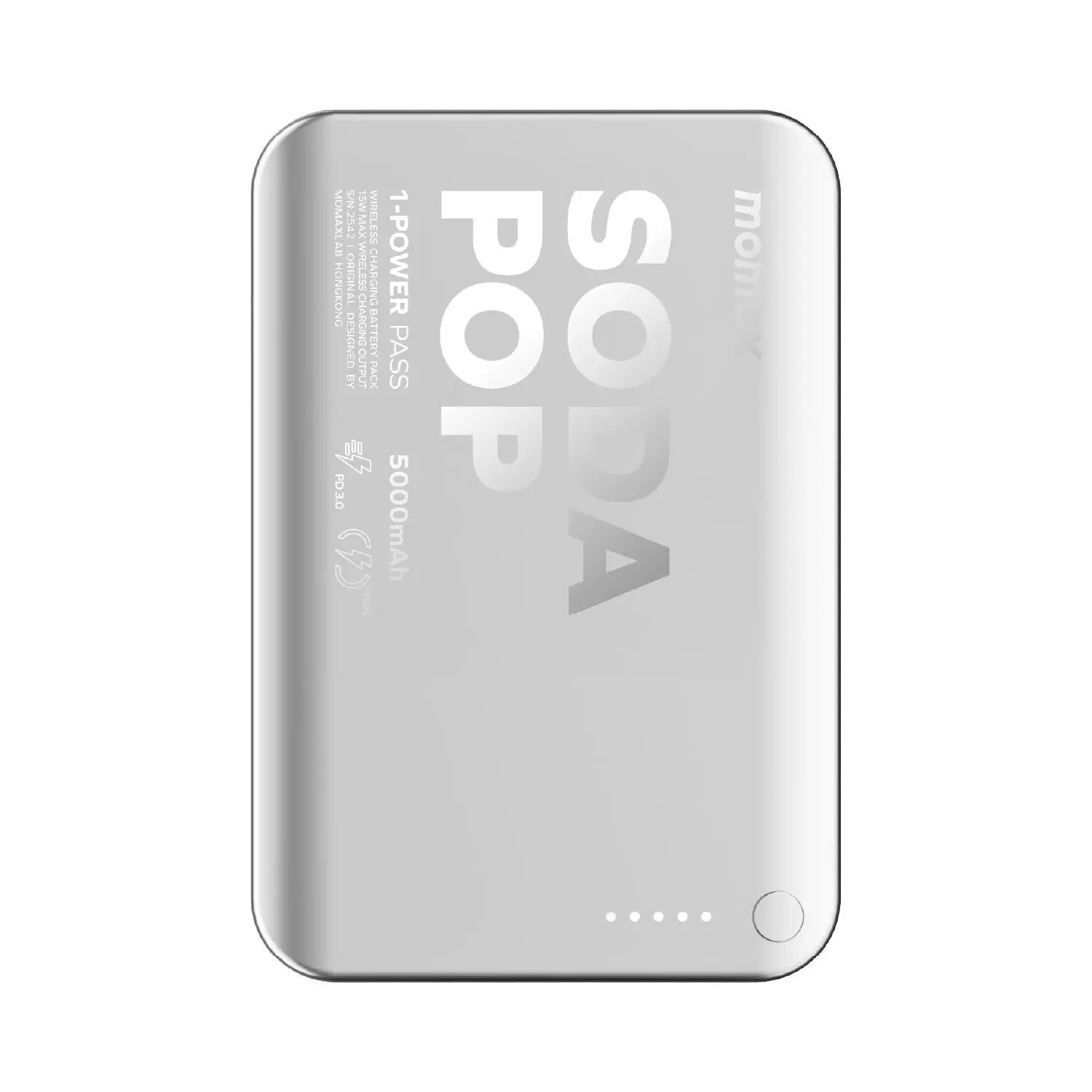 1-Power Pass 5000mAh Magnetic Wireless Charging Battery Pack - Image 15