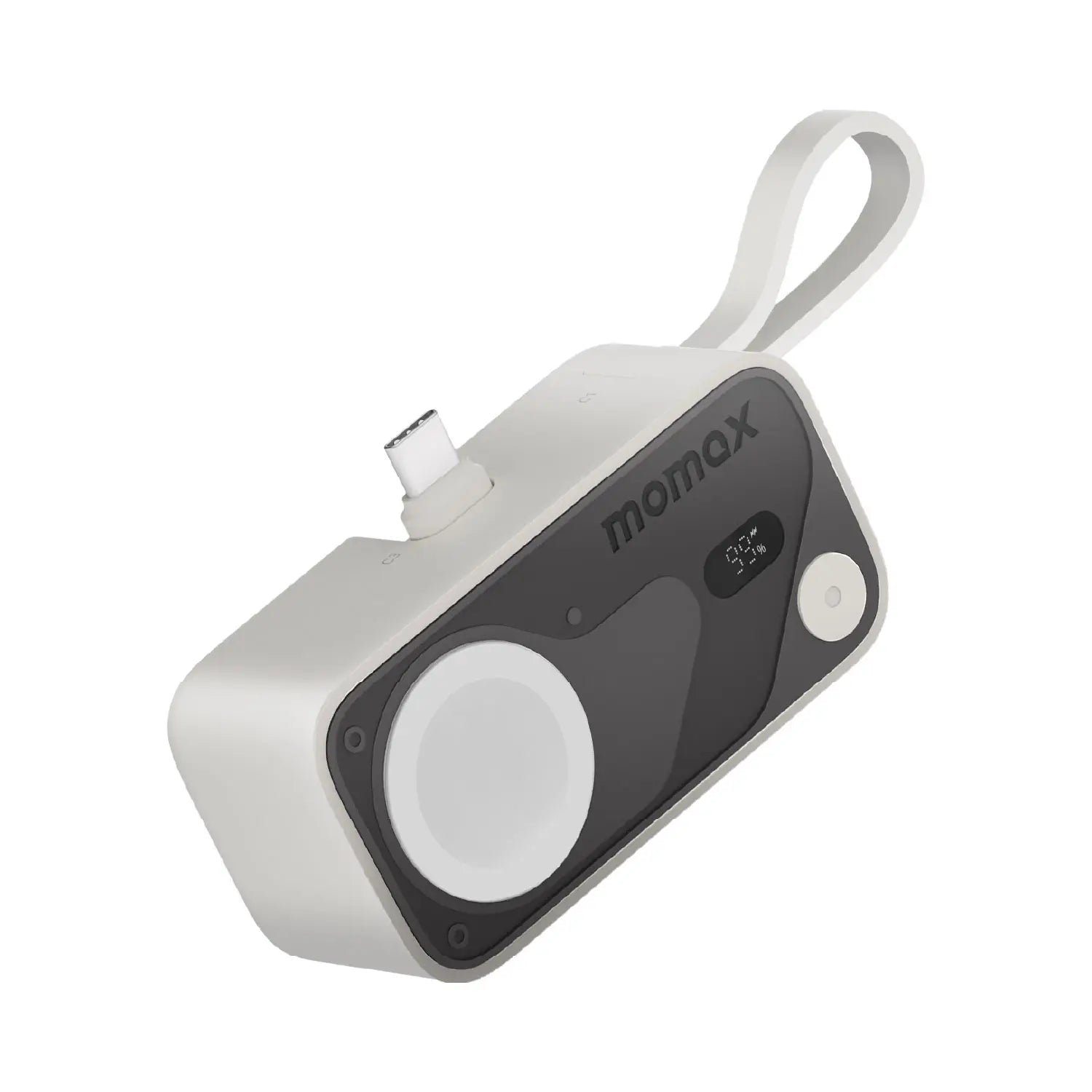 1-Power X Pro Mini⁺ 5000mAh Integrated Foldable USB-C Plug and Built-In USB-C Cable Battery Pack with Apple Watch Fast Charger - Image 4