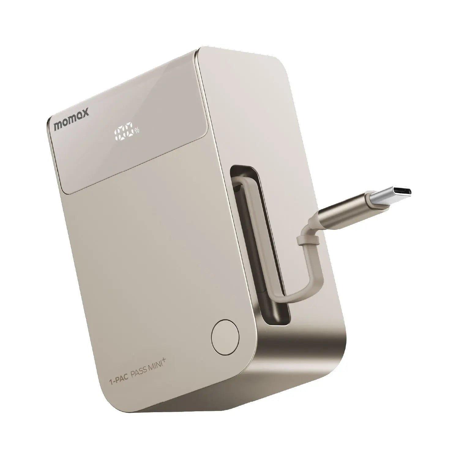1-Pac Pass Mini⁺ 10000mAh 2in1 Battery Pack with Built-in Retractable Cable - Image 3