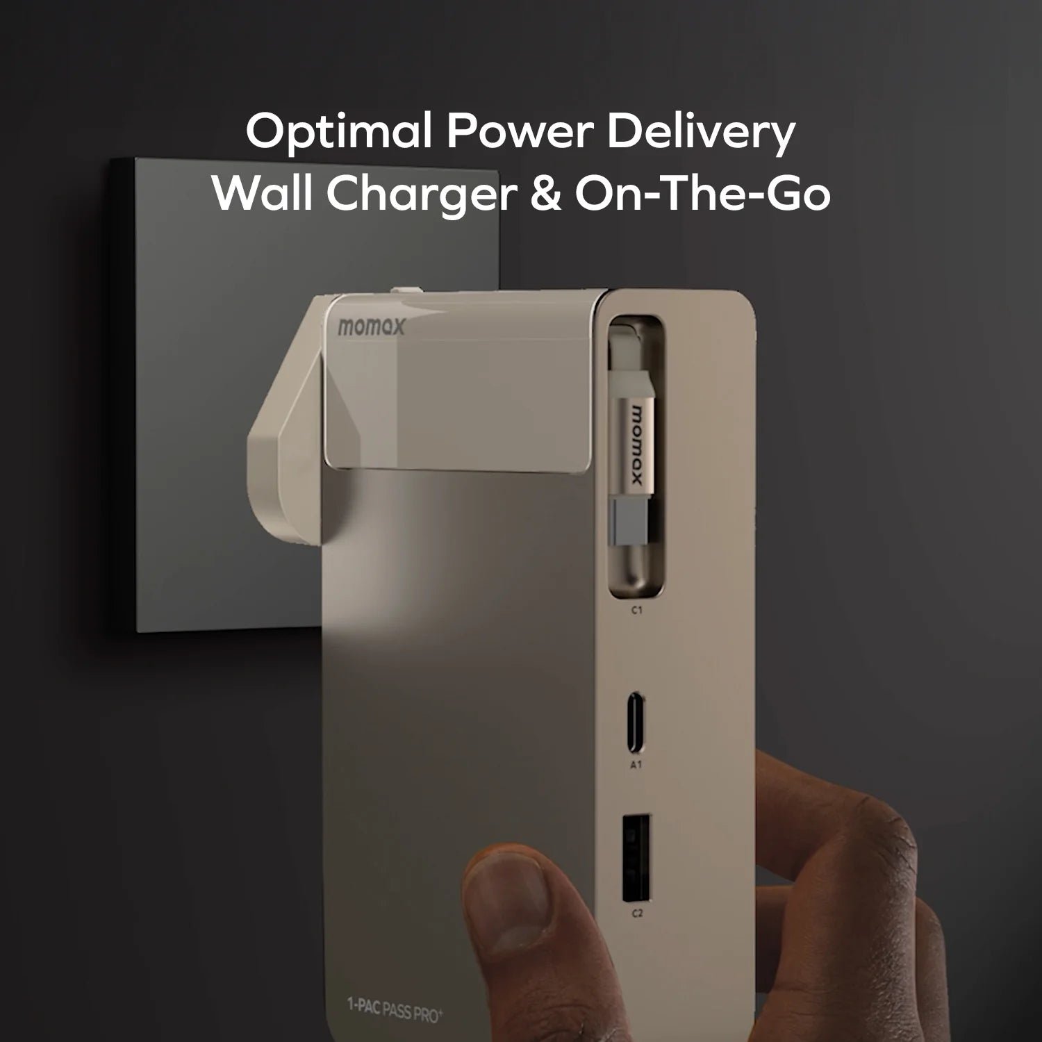 1-Pac Pass Pro⁺ 10000mAh 3in1 Hybrid GaN Battery Pack with Built-In Retractable Cable (45W) - Image 7