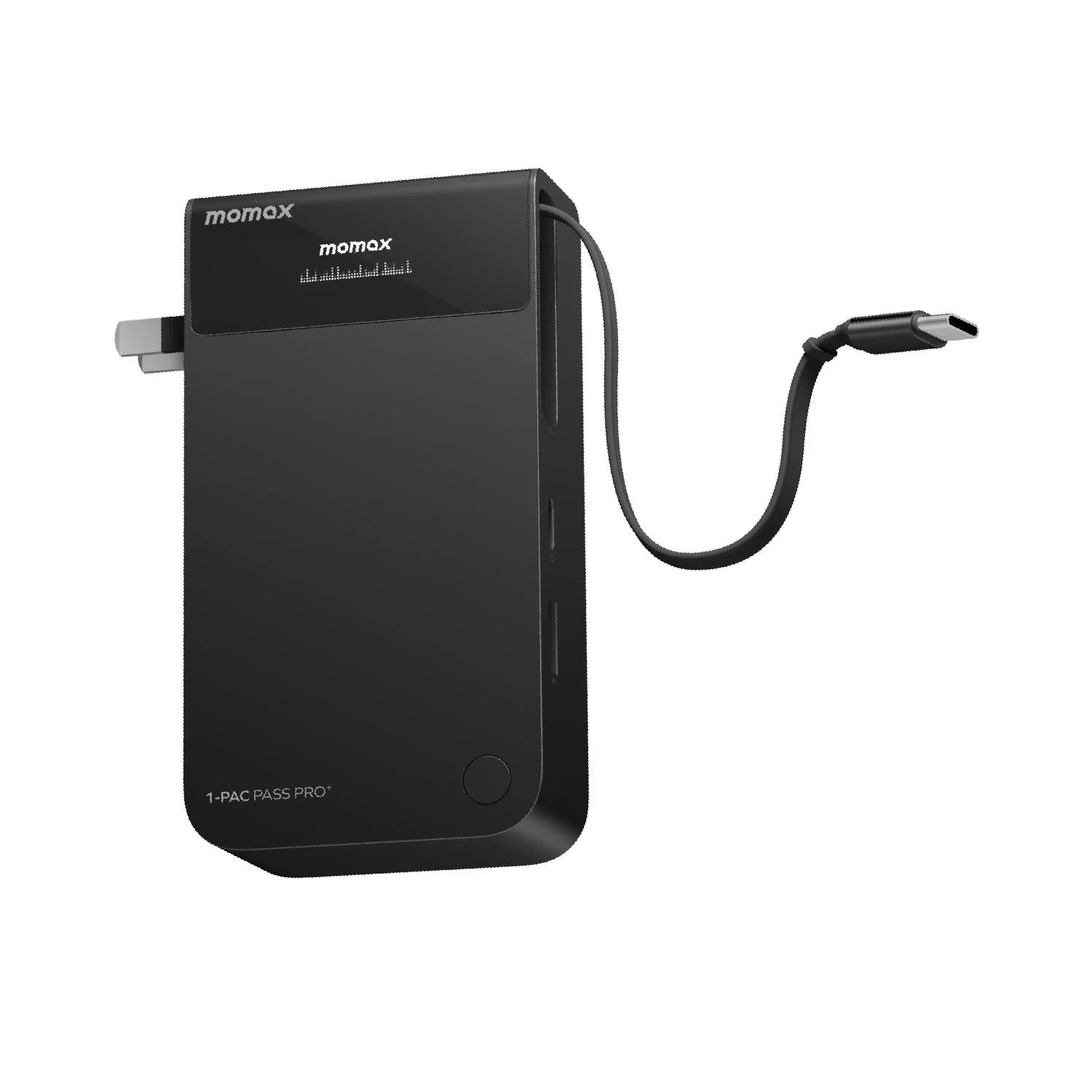 1-Pac Pass Pro⁺ 10000mAh 3in1 Hybrid GaN Battery Pack with Built-In Retractable Cable (45W)