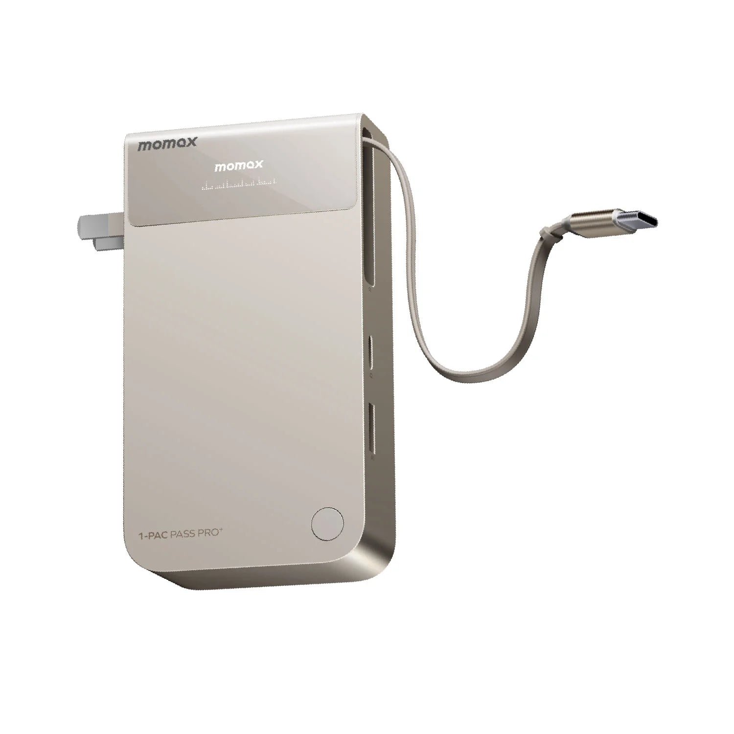 1-Pac Pass Pro⁺ 10000mAh 3in1 Hybrid GaN Battery Pack with Built-In Retractable Cable (45W) - Image 2