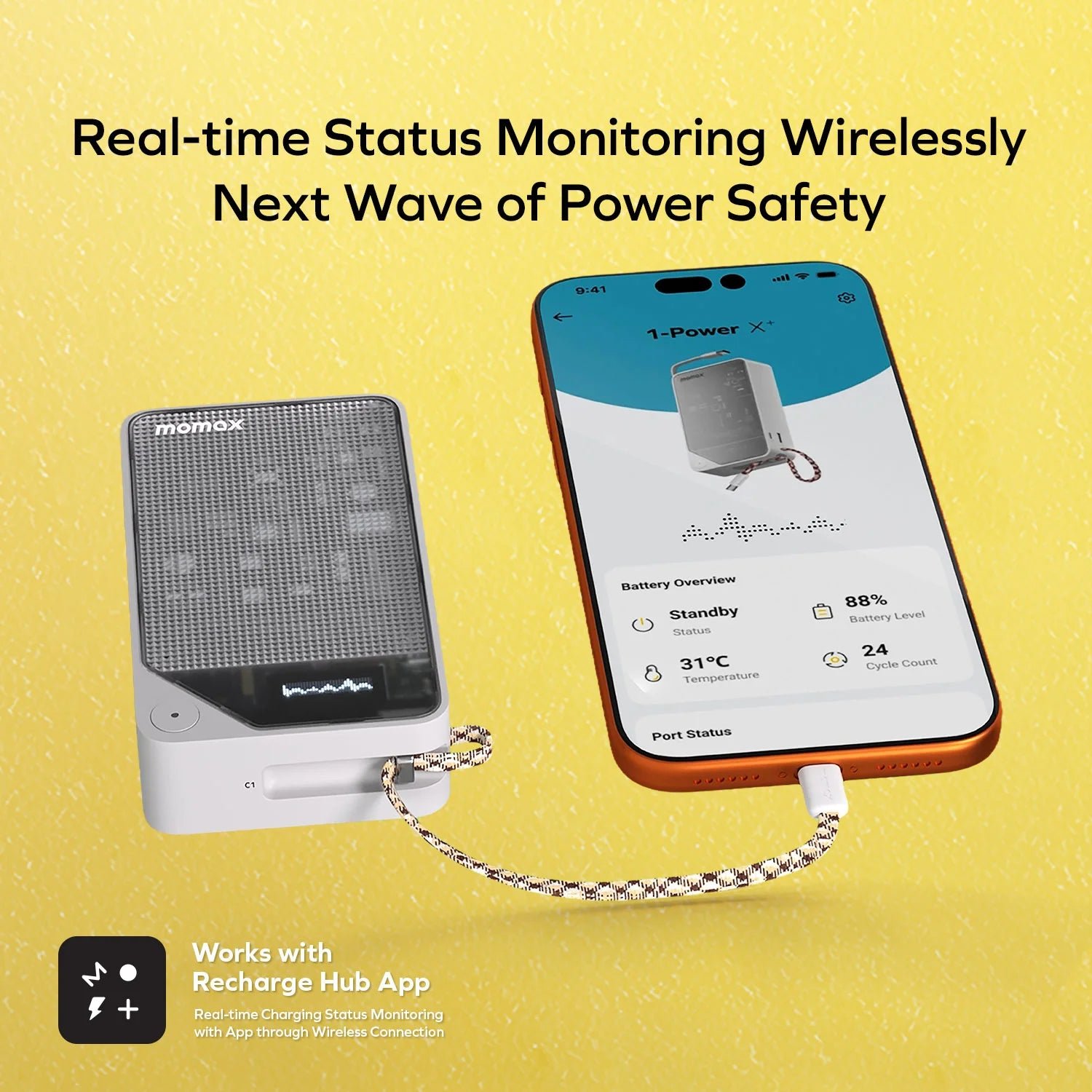 1-Power X⁺ 10000mAh Battery Pack with Dual Built-in USB-C Cable - Image 10