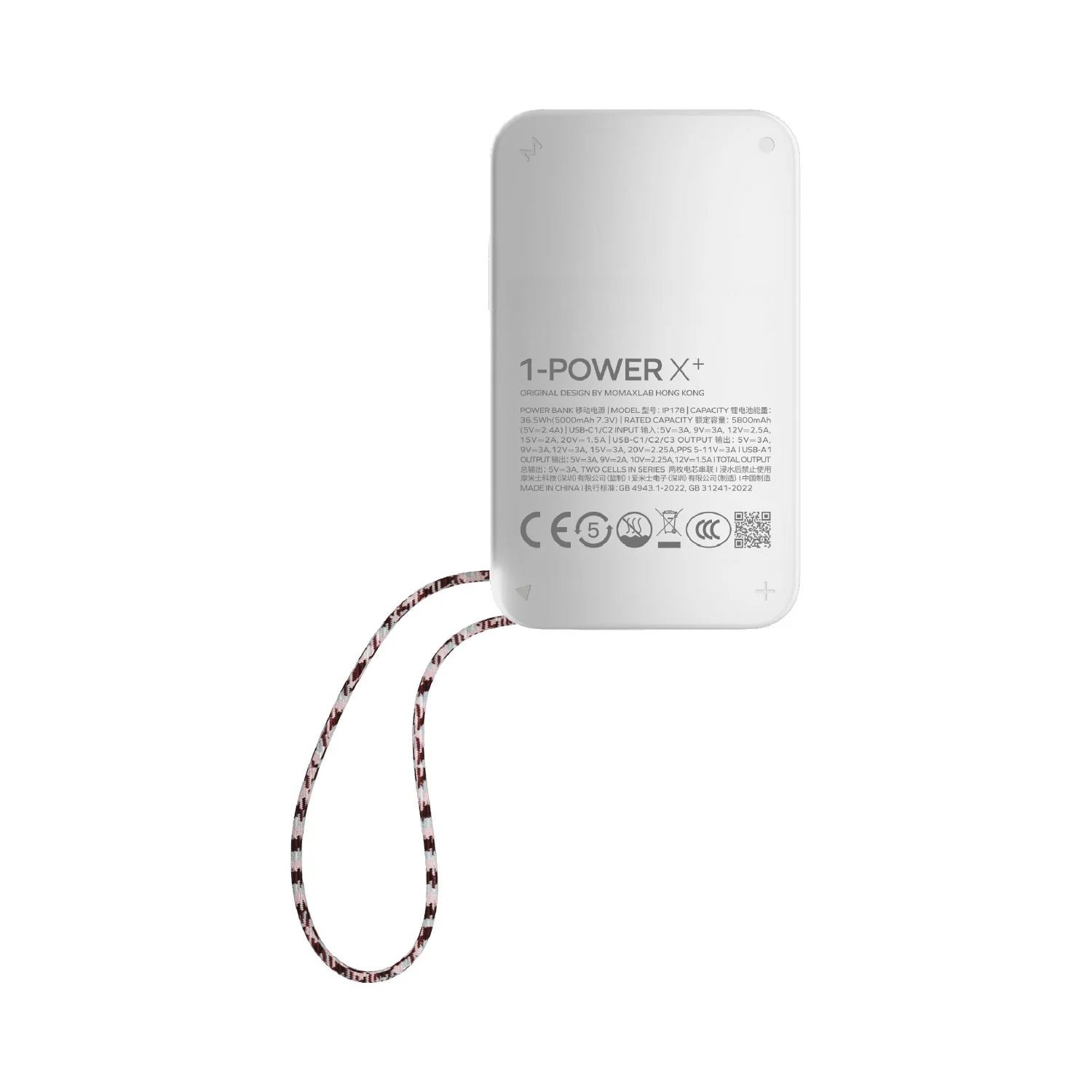 1-Power X⁺ 10000mAh Battery Pack with Dual Built-in USB-C Cable - Image 5