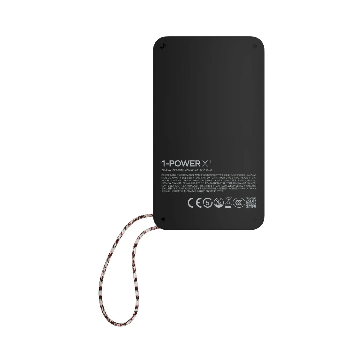 1-Power X⁺ 20000mAh Battery Pack with Dual Built-in USB-C Cable - Image 3
