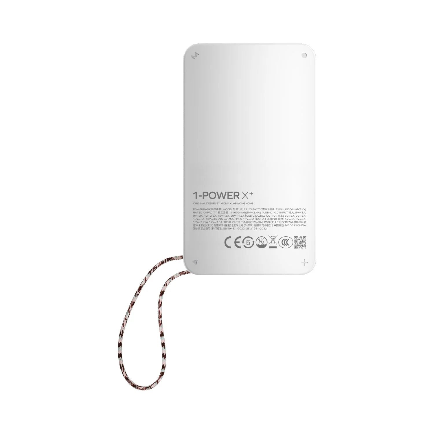1-Power X⁺ 20000mAh Battery Pack with Dual Built-in USB-C Cable - Image 5
