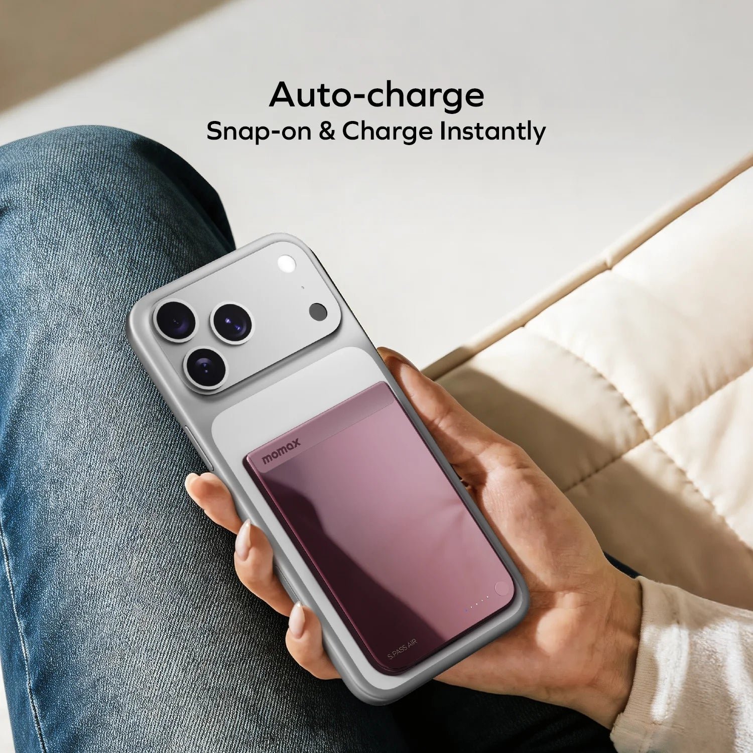 1-Power S.Pass Air 5000mAh Magnetic Wireless Battery Pack - Image 14