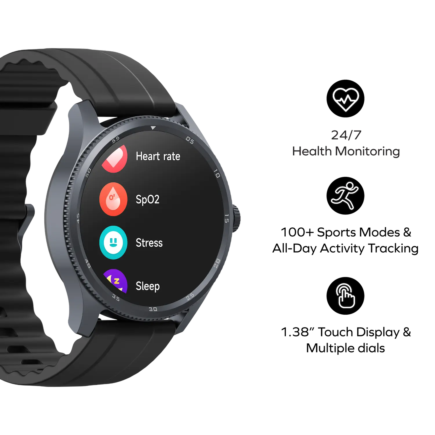 1-Wear Smart Watch - Image 3