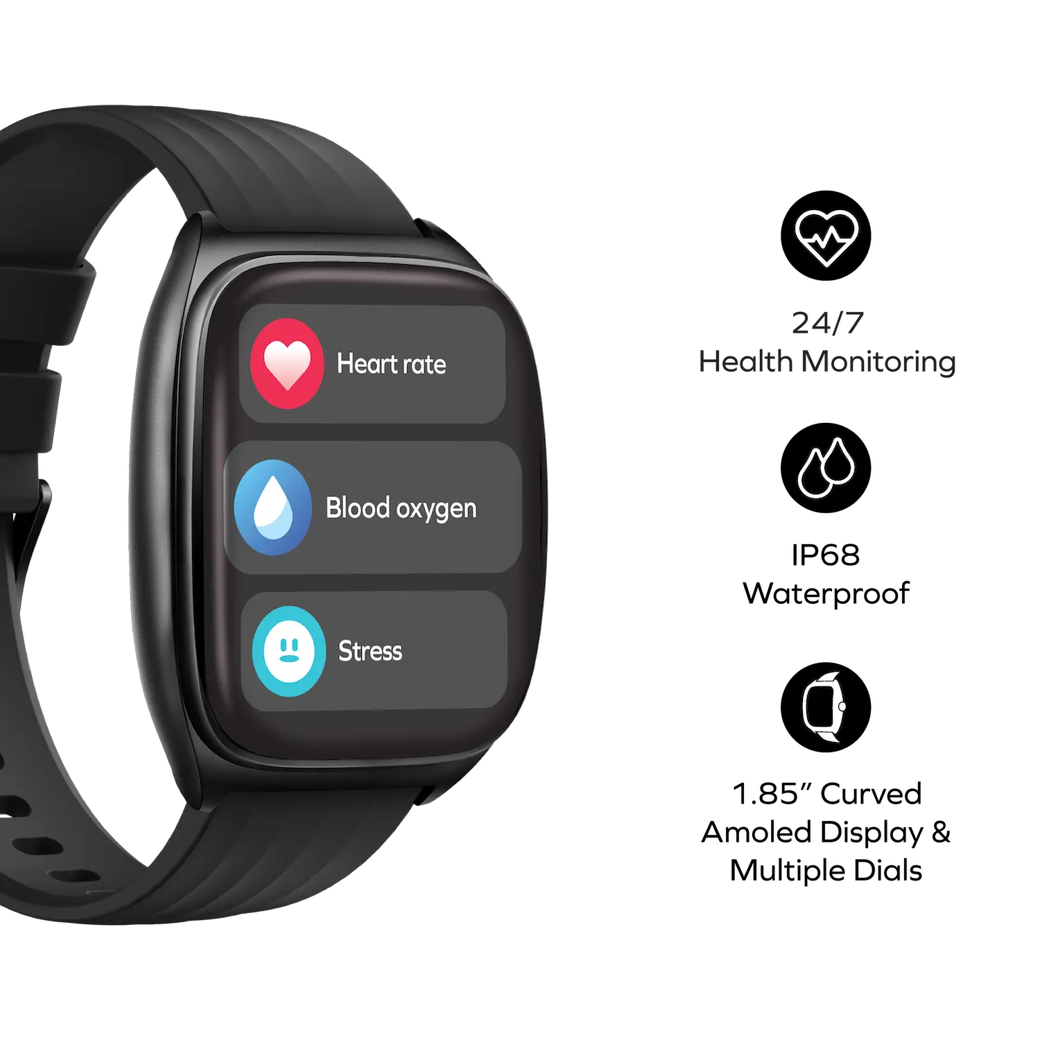 1-Wear Curvex Smart Watch - Image 3