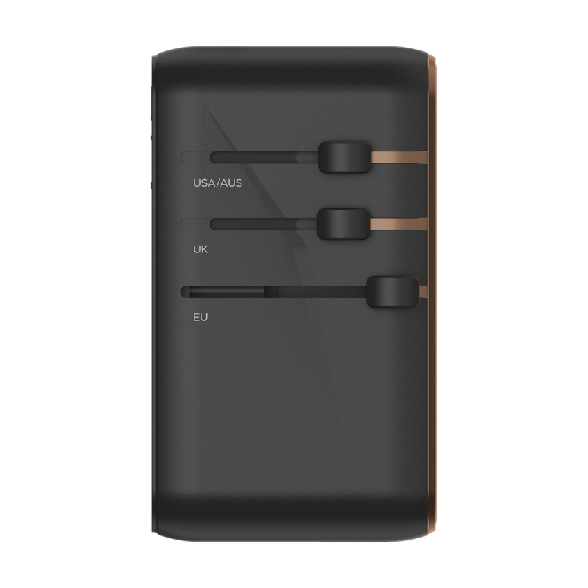 1-World 4-Port GaN Travel Charger 170W + USB-C Cable - Image 4