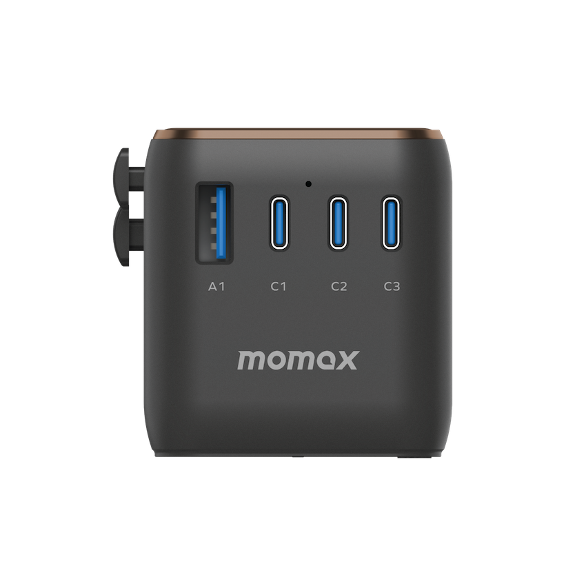 1-World 4-Port GaN Travel Charger 170W + USB-C Cable - Image 3