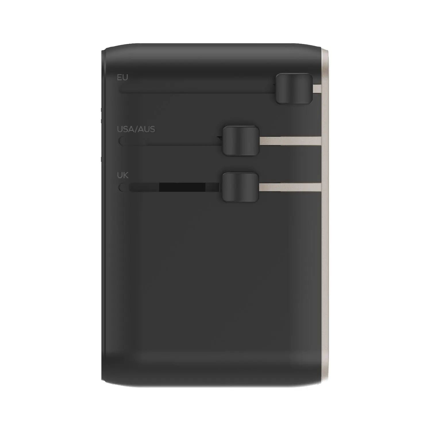 1-World²⁺
70W 3-Port Dual AC Travel Adapter with Built-In Retractable Cable - Image 16