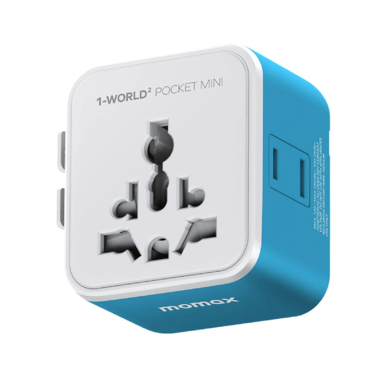 1-World² Pocket Mini Dual AC Travel Adapter - Image 3