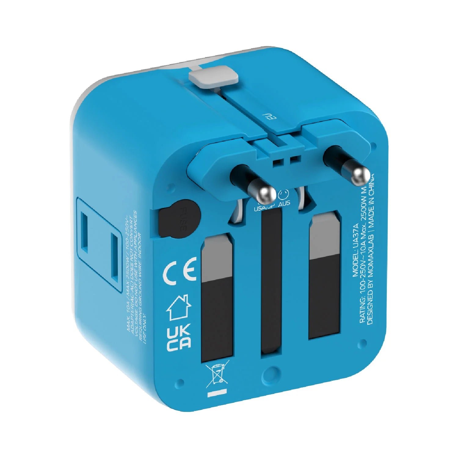 1-World² Pocket Mini Dual AC Travel Adapter - Image 16