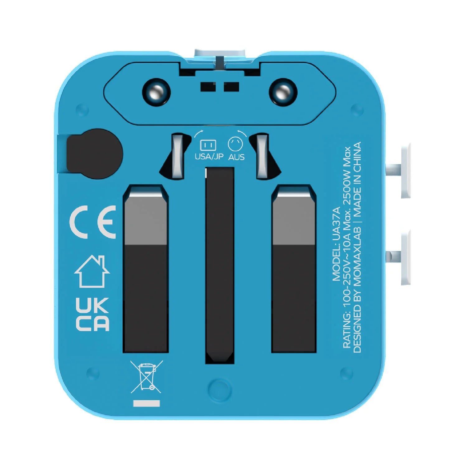 1-World² Pocket Mini Dual AC Travel Adapter - Image 4