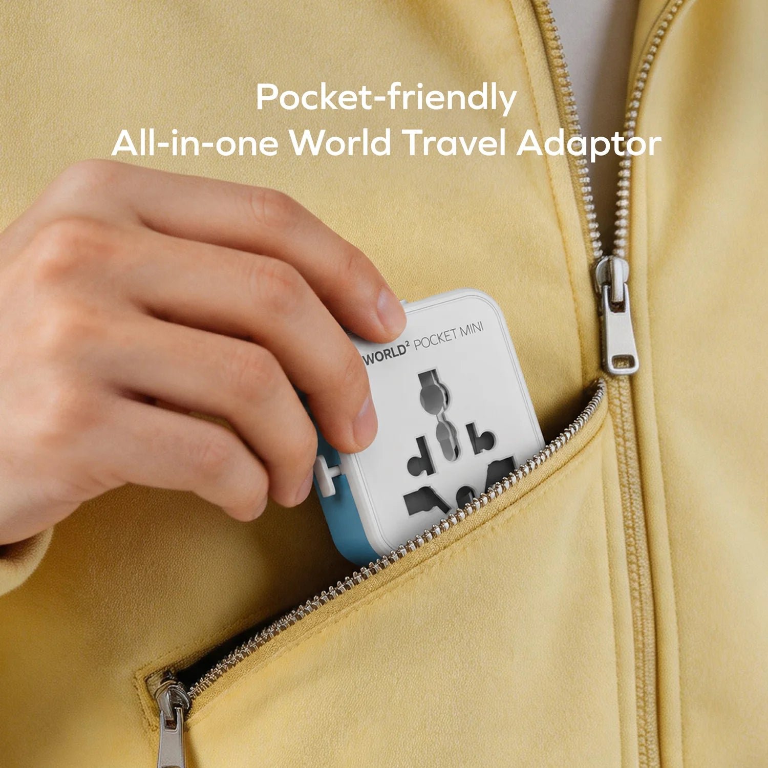 1-World² Pocket Mini Dual AC Travel Adapter - Image 8