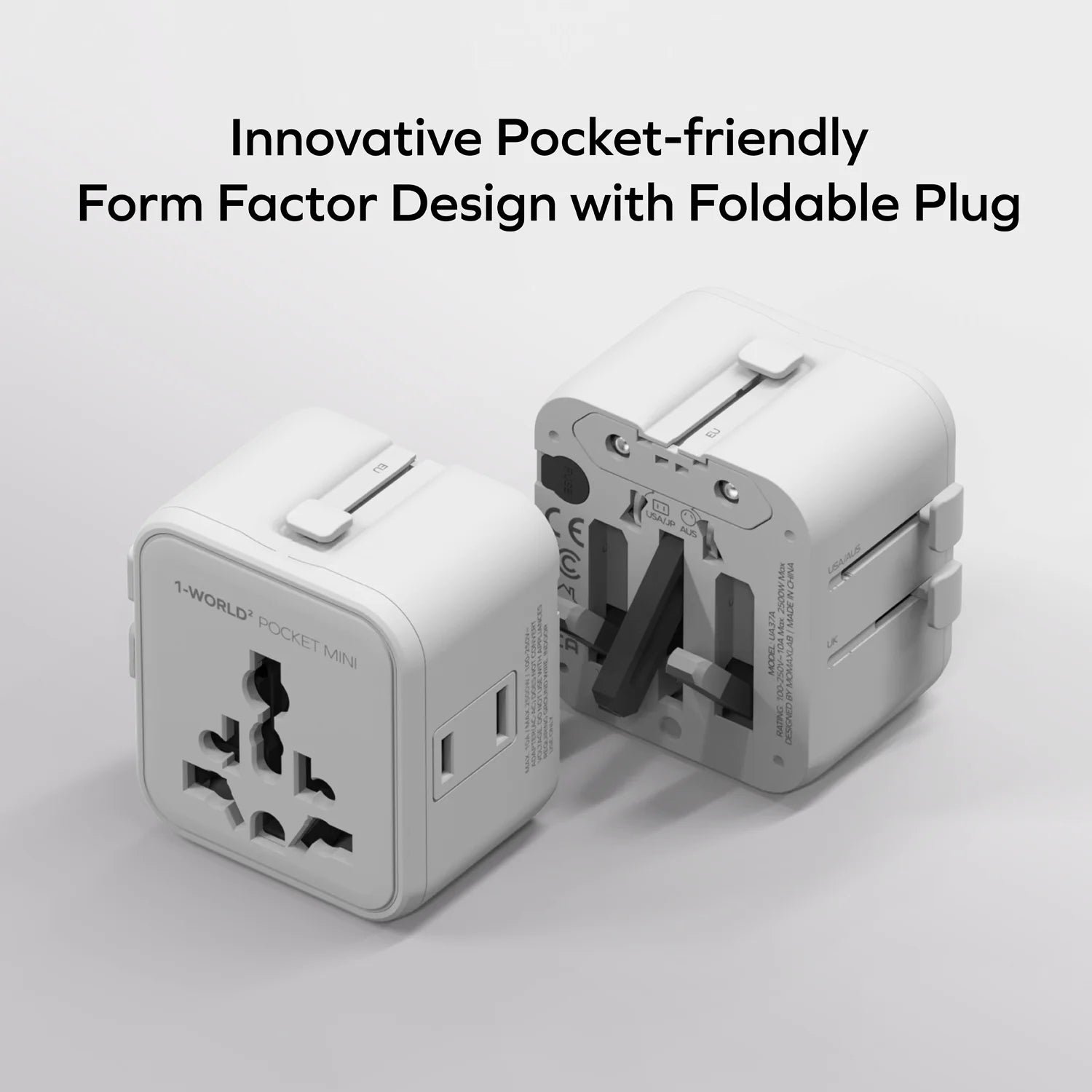 1-World² Pocket Mini Dual AC Travel Adapter - Image 12