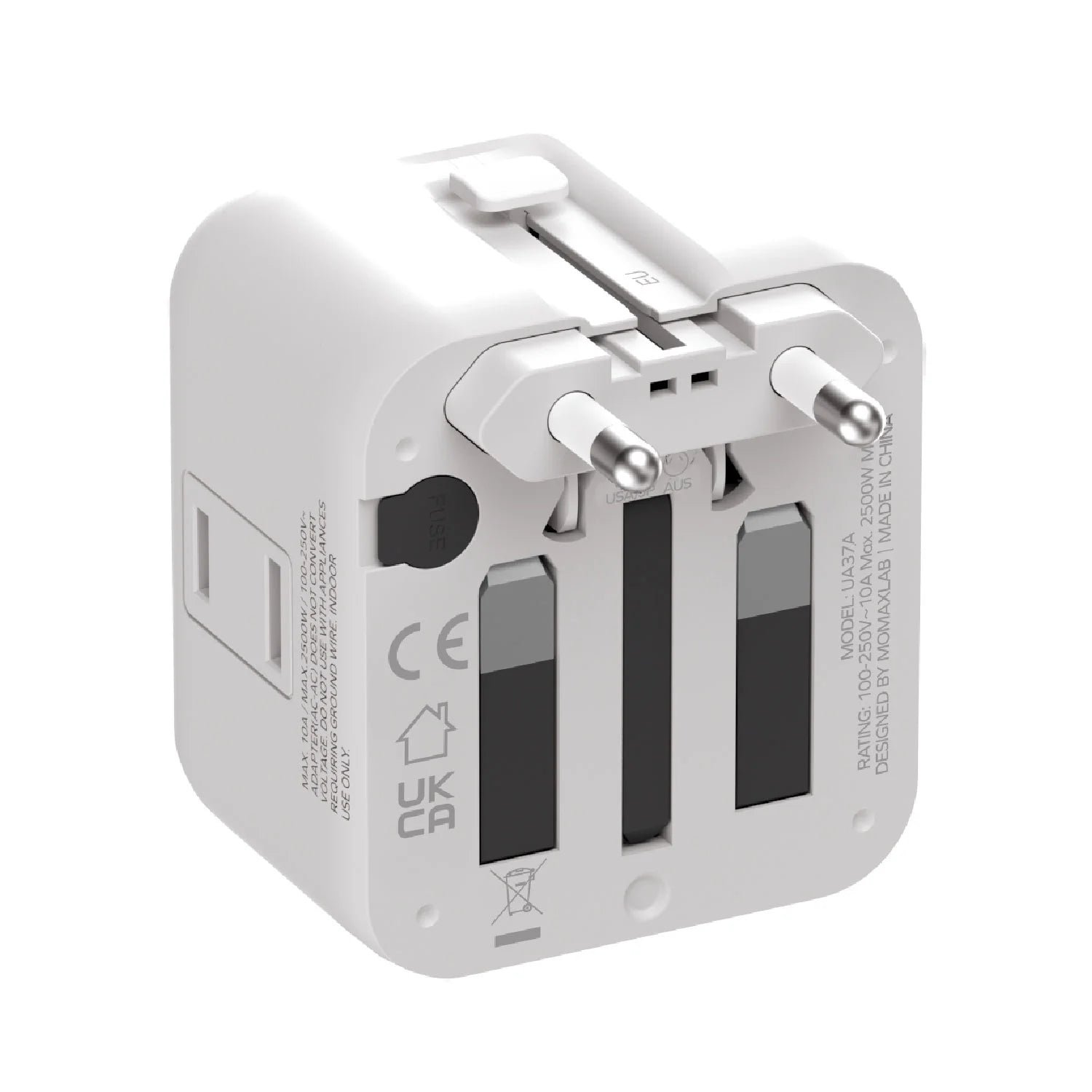 1-World² Pocket Mini Dual AC Travel Adapter - Image 15