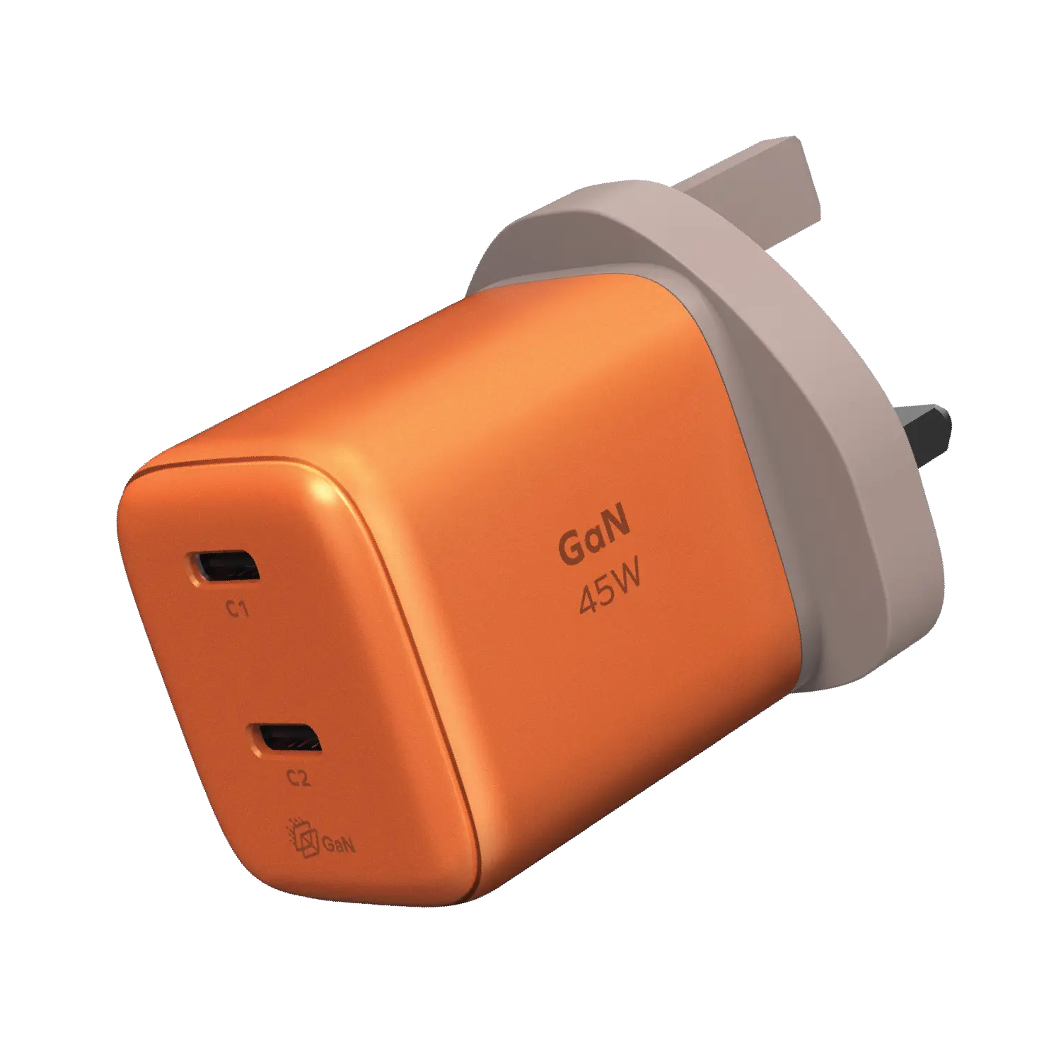 1-Charge 45W 2-Port GaN Charger - Image 2