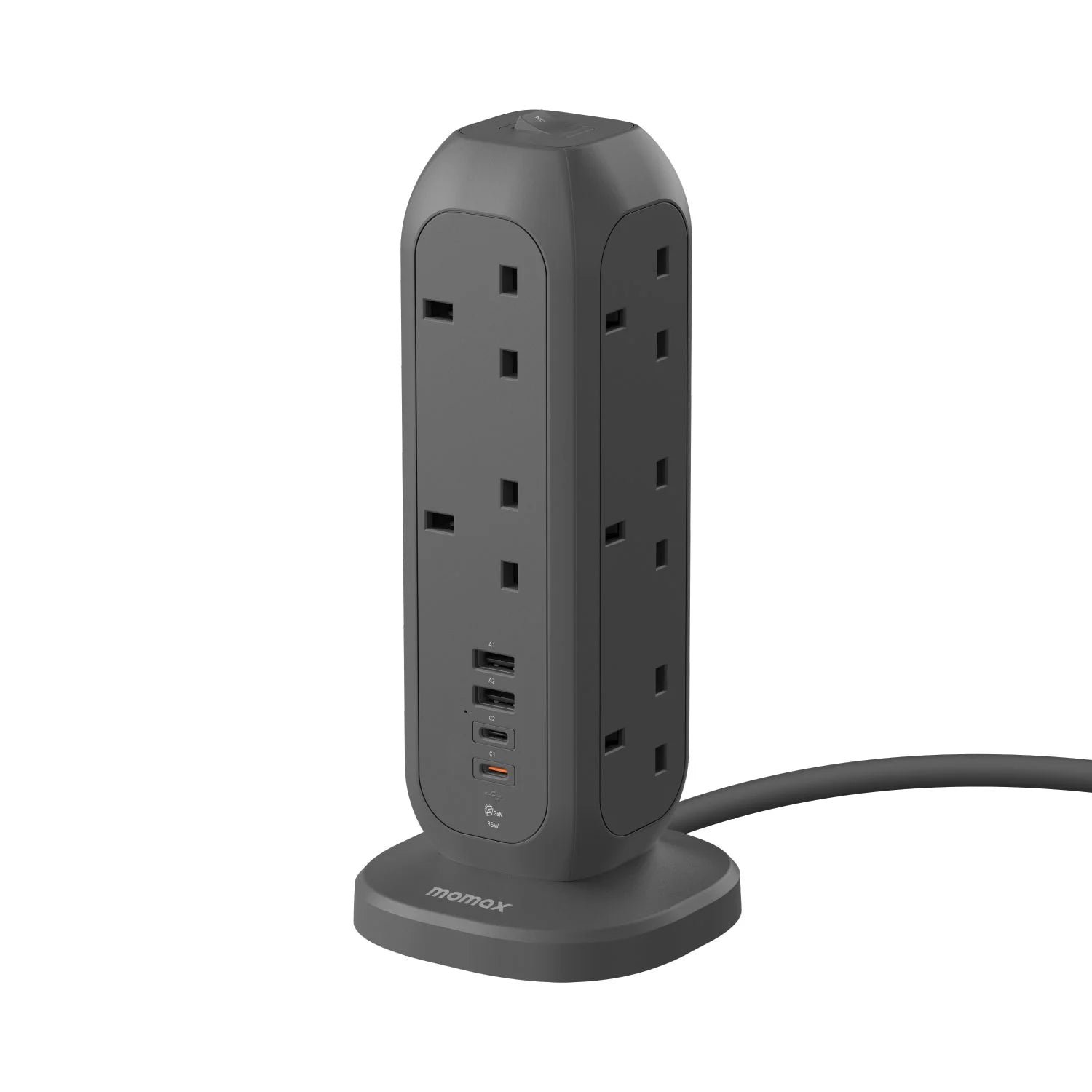 1-Plug
11-Outlet Power Strip With USB (PD 35W)