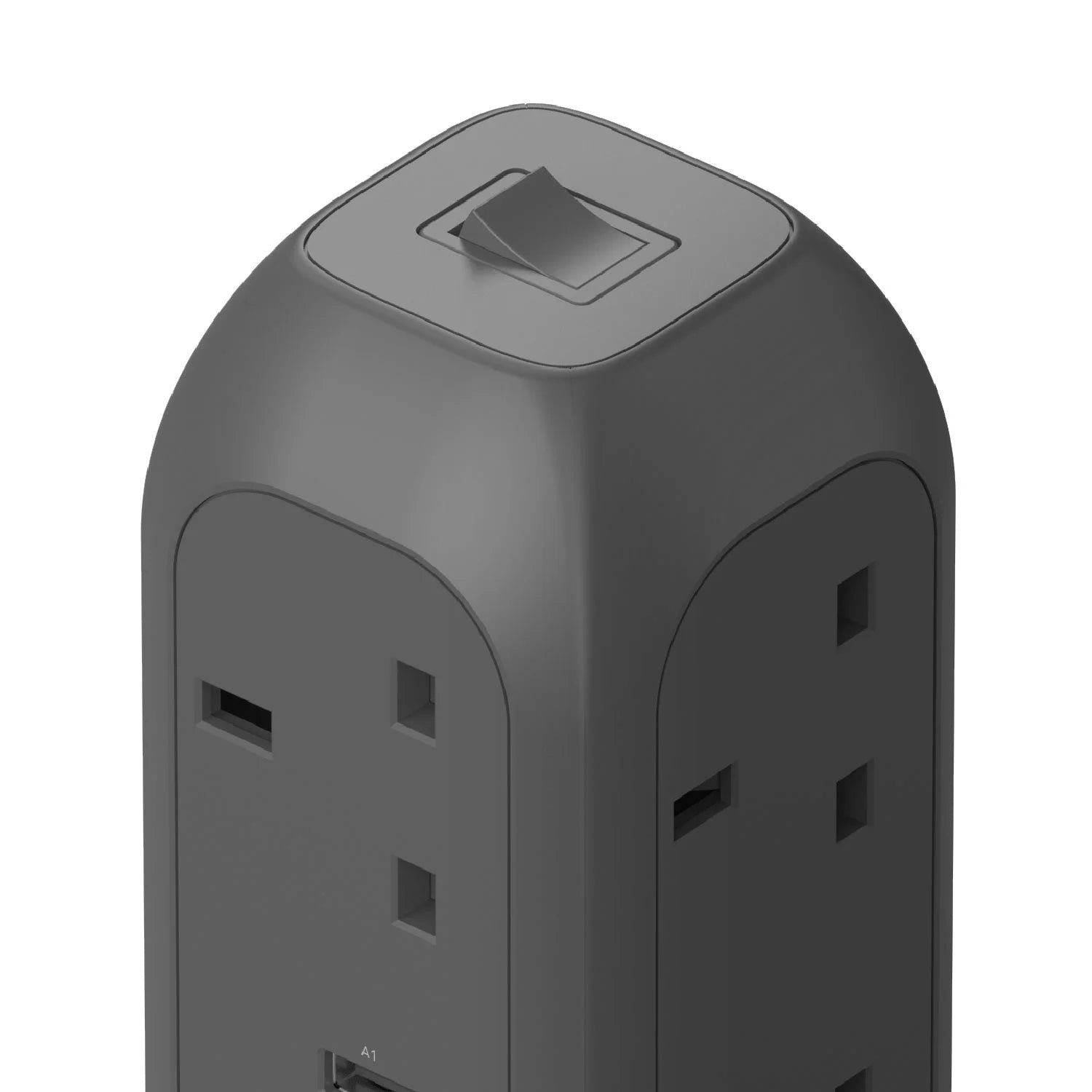 1-Plug 7-Outlet Power Strip With USB (PD 35W) - Image 2