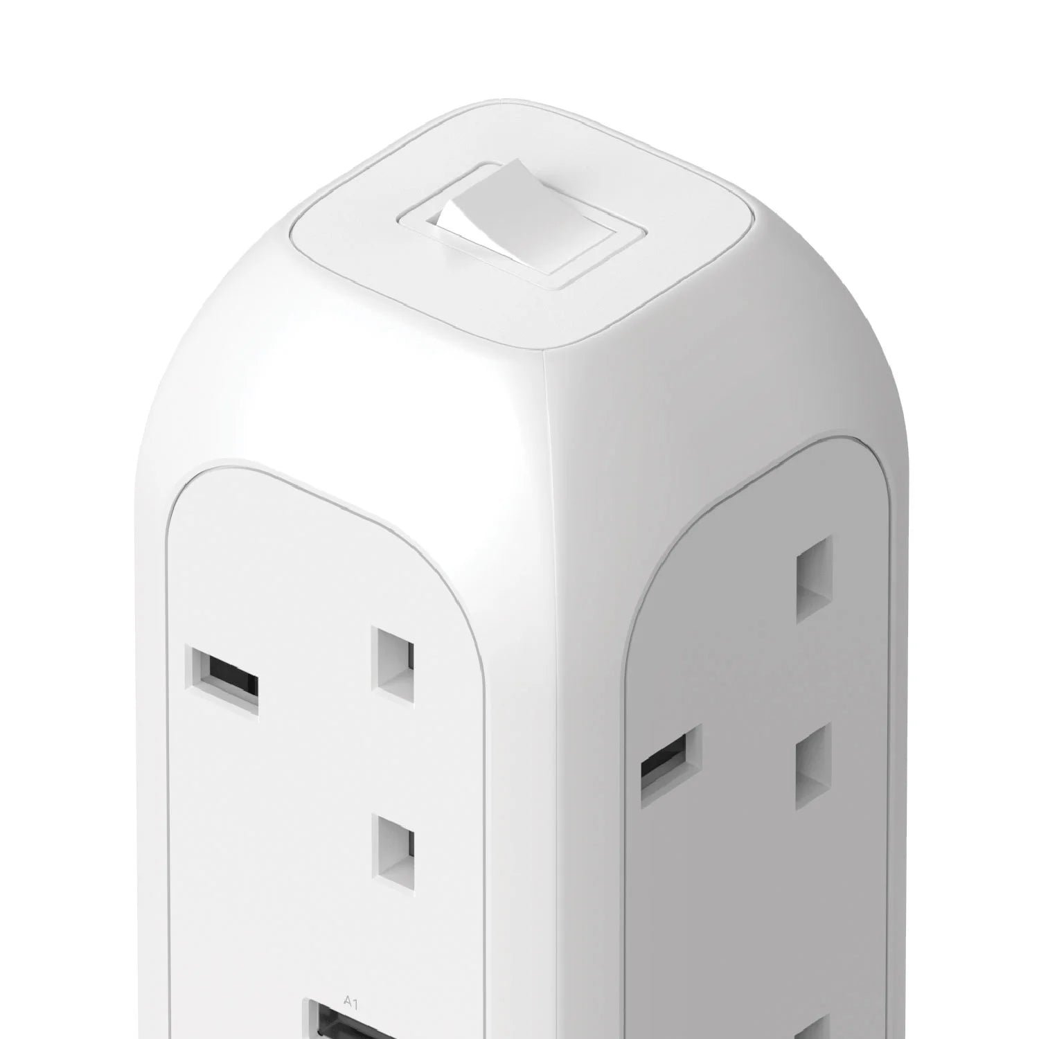 1-Plug 7-Outlet Power Strip With USB (PD 35W) - Image 4