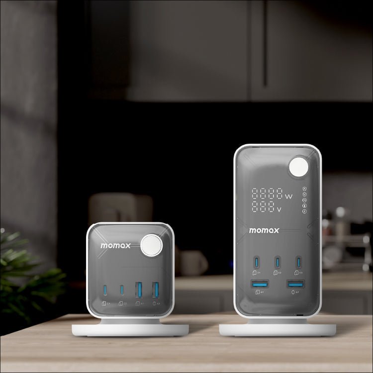 1-Charge Work Flow 6-Outlet GaN Power Tower 35W with USB Ports - Image 5